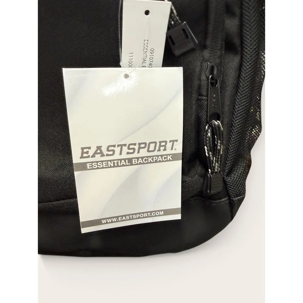 Eastsport Essential Backpack Black School Travel Bag 111000-BLK NWT